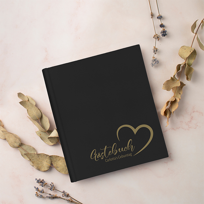 Gästebuch Schwarz üe