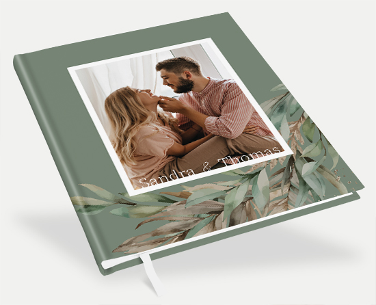 Erinnerungsbuch Hochzeit - Boho "Rooted Together"