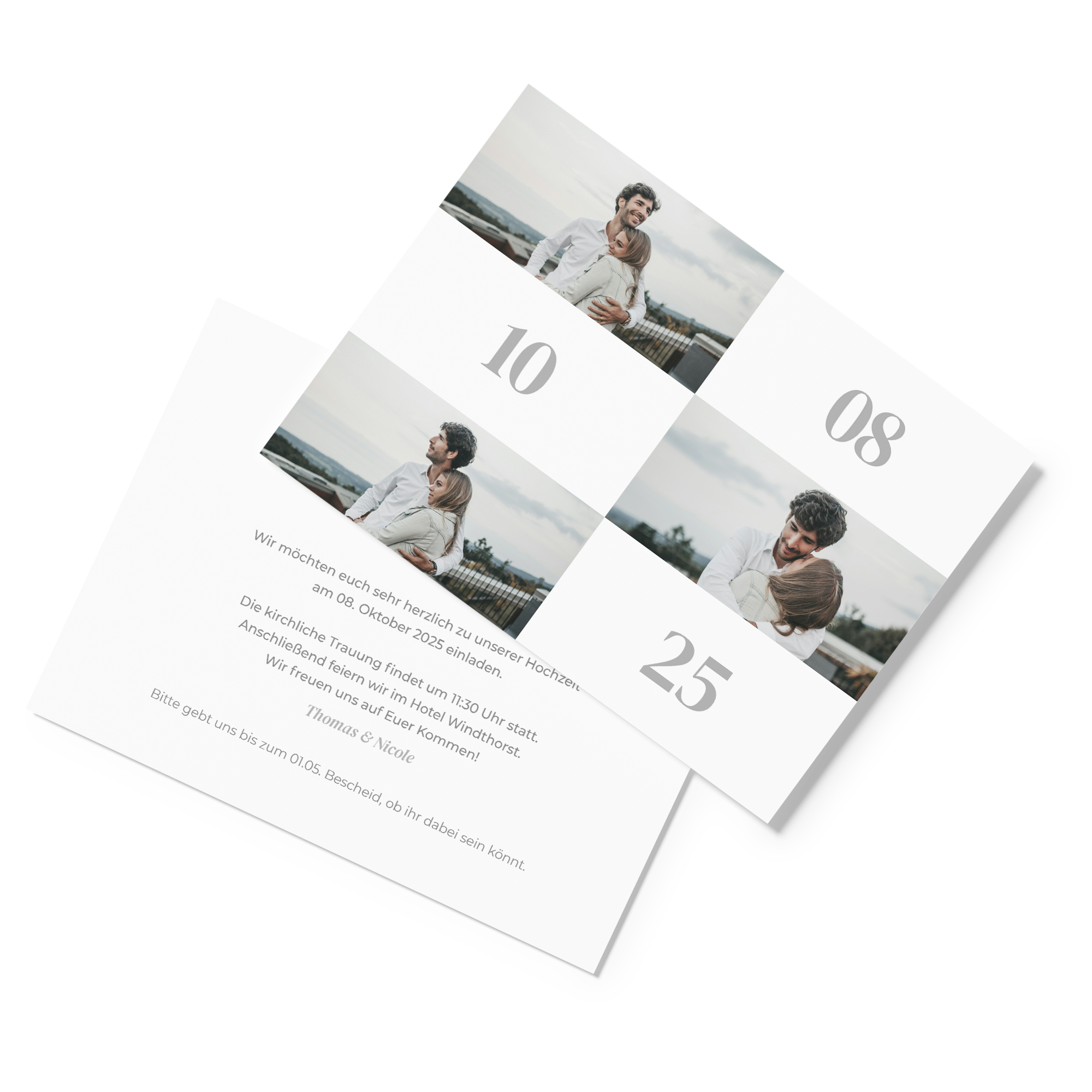 Postkarte DIN A6 im Querformat - Minimalistisch "Oslo"