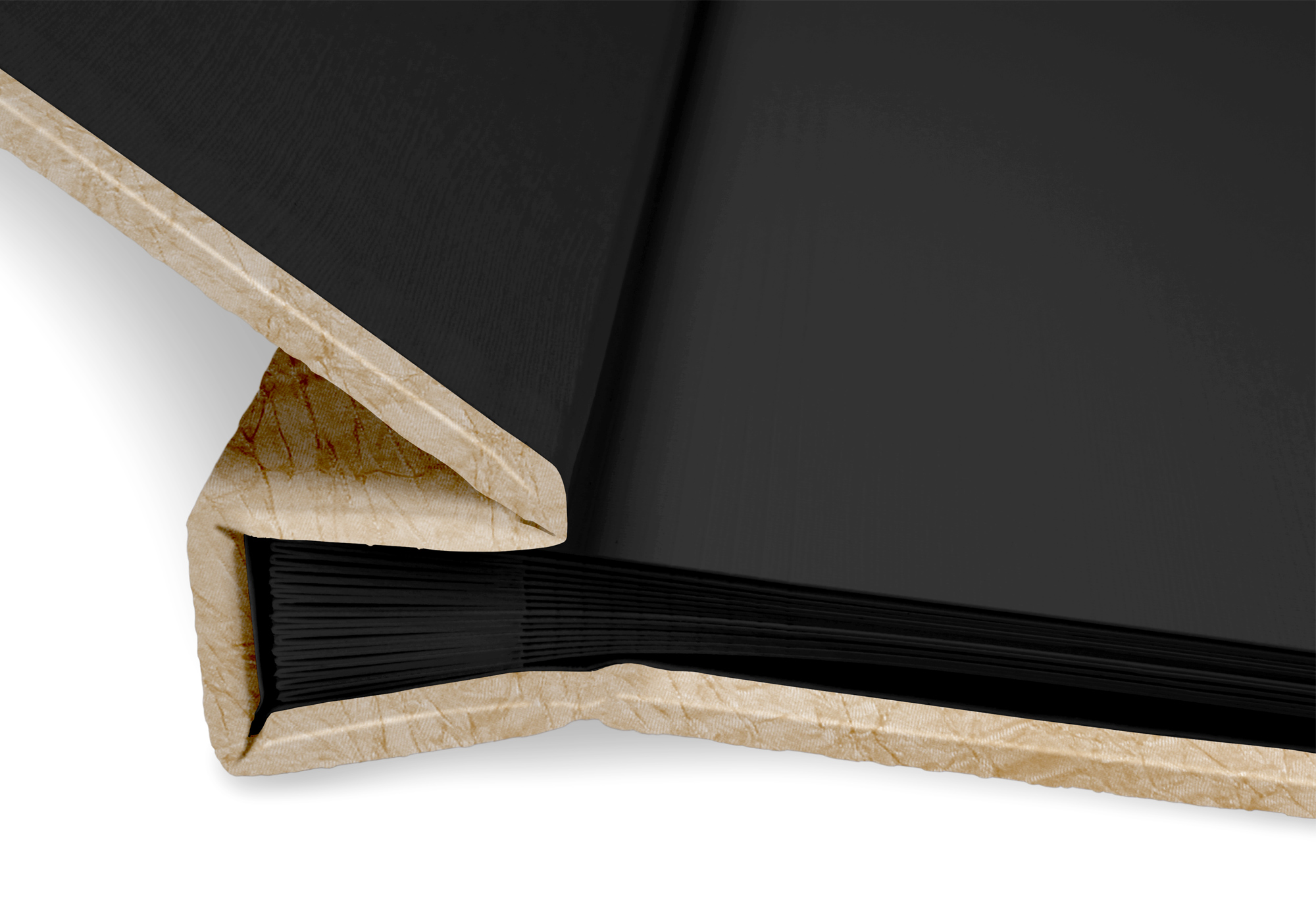 Portraitalbum Comfort-Line 37 x 32 cm, Schwarz, mit Bildausschnitt