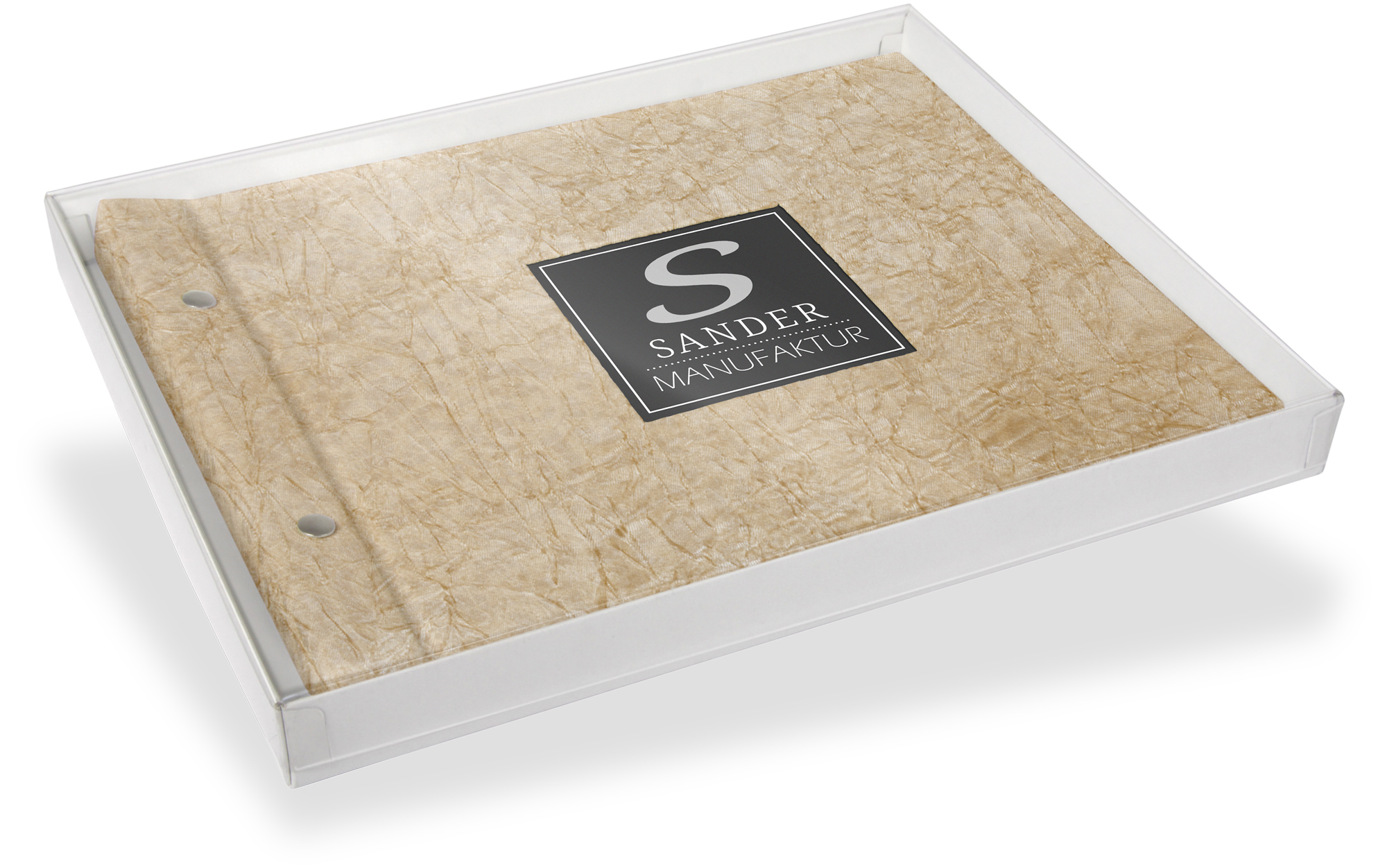 Portraitalbum Comfort-Line 29 x 24 cm, Schwarz, mit Bildausschnitt