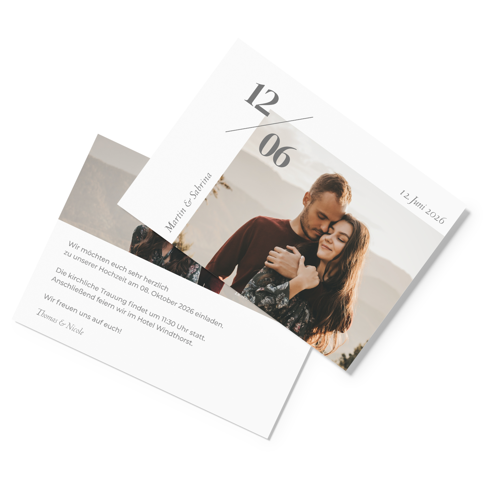 Postkarte DIN A6 im Querformat - Minimalistisch "Helsinki"